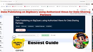 Data Publishing on BigQuery using Authorized Views for Data Sharing Partners #GSP1041 #qwiklab