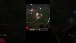 Summoner Necro vs Uber Mephisto #diablo2resurrectedbuild #fastleveling
