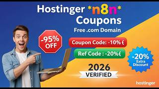 Hostinger Coupon Code N8N Hosting 2026. Best Deal Ever