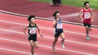 20110626 宮崎県学童大会100M女子決勝 東海アスリート