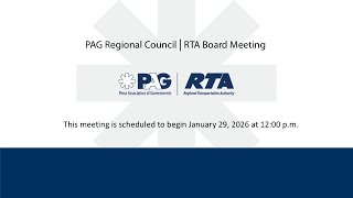 Famous PAG Regional Council | RTA Board Meeting - January 29, 2026, 12:00 p.m. Net Worth