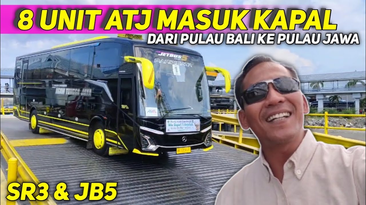 8 UNIT ATJ MASUK KAPAL DARI PULAU BALI MENUJU PULAU JAWA