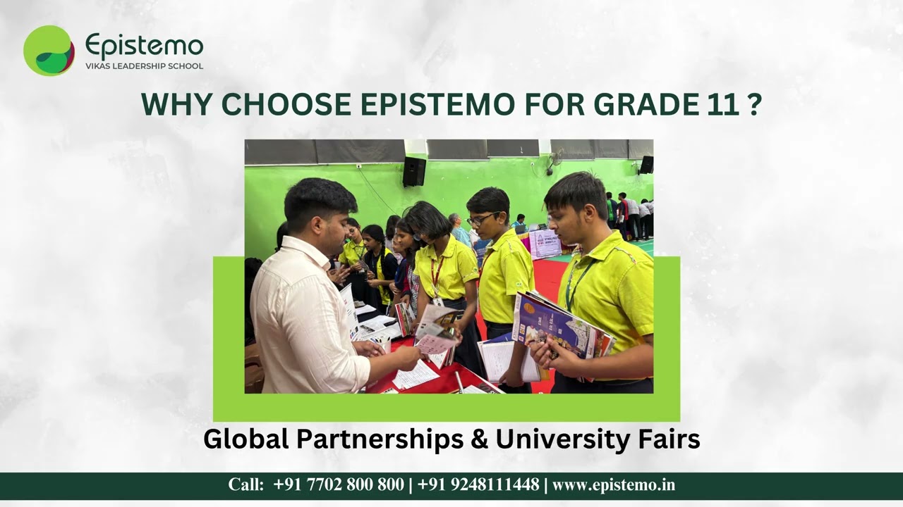 Grade 11 Admissions Open | Epistemo Vikas Leadership School | CBSE + Future-Ready Curriculum