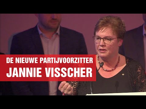 Jannie Visscher, de nieuwe partijvoorzitter!