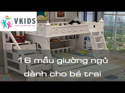 16 Mẫu Giường Thông Minh Đa Năng Dành Cho Bé Trai