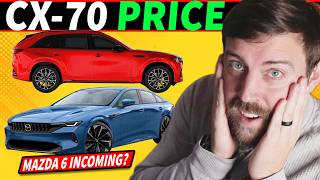 *BIG UPDATE* 2025 Mazda CX70 gets Official Pricing // Mazda 6 coming NEXT?!