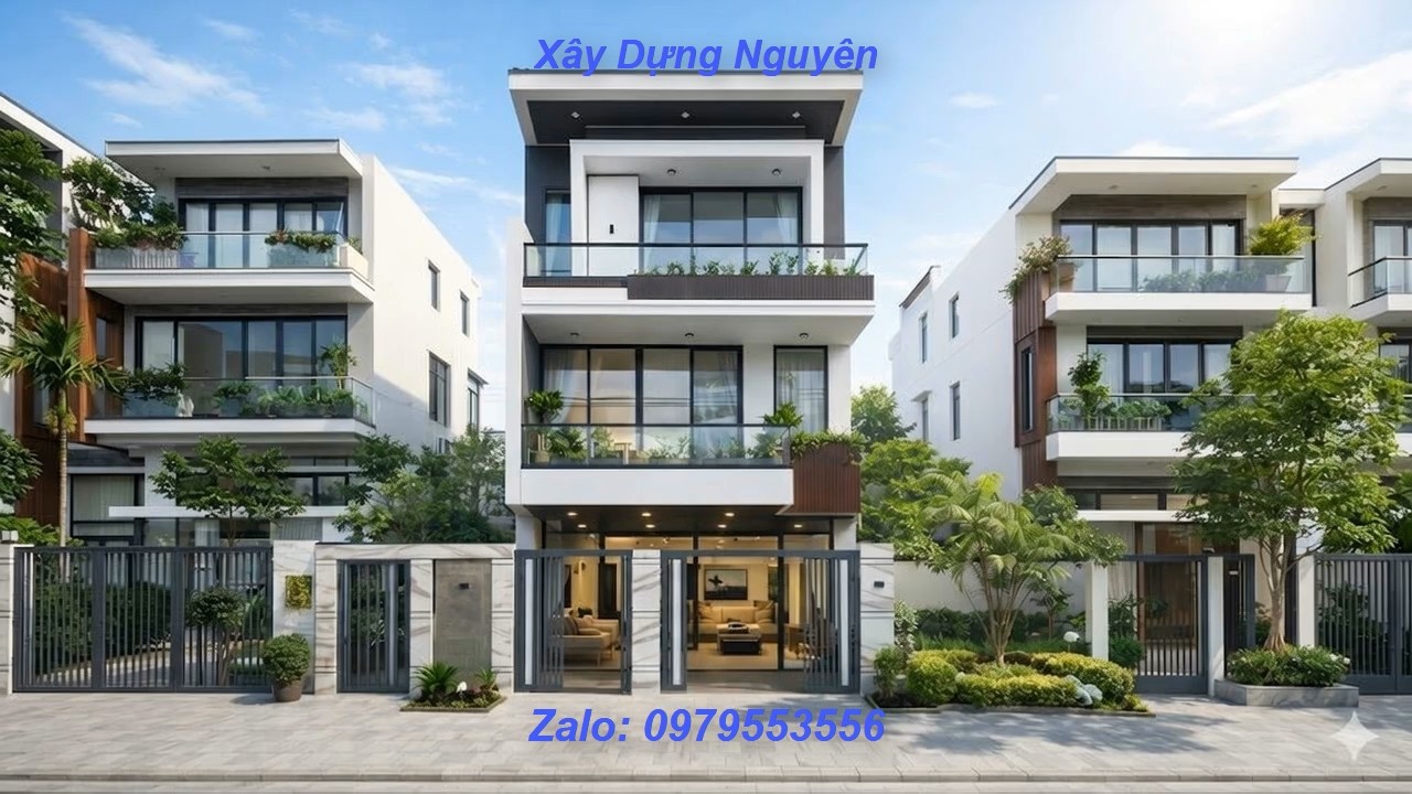 Mẫu nhà ỐNG 1 Trệt 2 Lầu Diện Tích 6x18m Thiết Kế 5 Phòng Ngủ #nha3tang