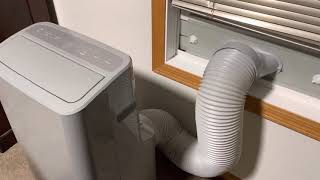 Ge 7500-Btu Doe 10000-Btu Ashrae 115-Volt Grey Portable Air Conditioner Wi-Fi Compatibility