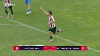 Resumen Ud Logroñés 2 - 1 Rc Deportivo Fabril Jornada 6 Temporada 2026/2027