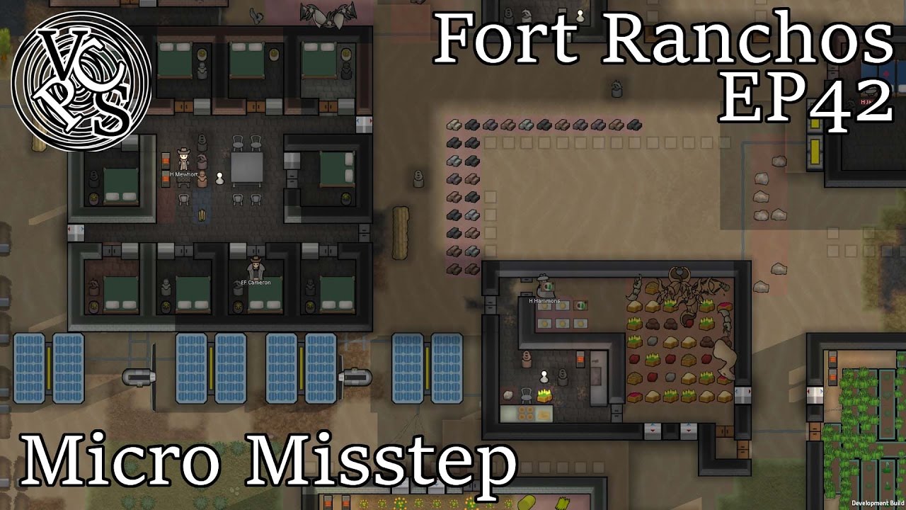 Rimworld Fort Ranchos EP42: Micro Misstep - Alpha 16 Custom Scenario Cassandra Extreme