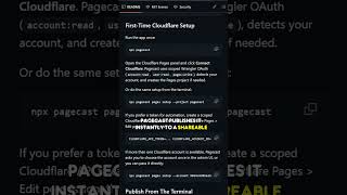 Pagecast: a CLI that publishes your agent's HTML output straight to a live Cloudflare Pages URL