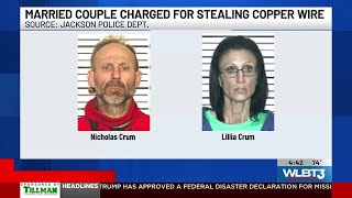 Famous Married couple arrested for allegedly stealing AT&T copper wiring in Jackson Profile