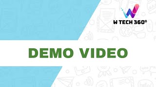 W Tech 360 WhatsApp Software Demo Video #bulksender #whatsappmarketing #digitalmarketting