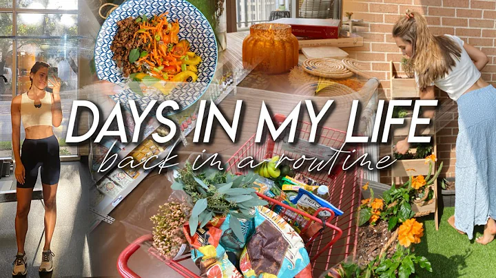 DAYS IN MY LIFE | getting back into a routine, ear...