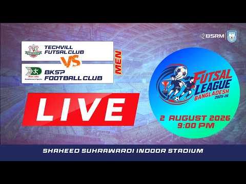 LIVE || Techvill Futsal Club vs BKSP Football Club || Men's match || FLB 2025-26 — live football stream