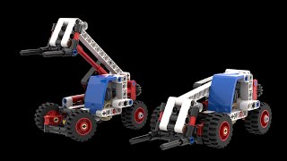 Telehandler - a Lego Technic 42116 Skid-steer loader alternate build /inspired by 42133 telehandler/