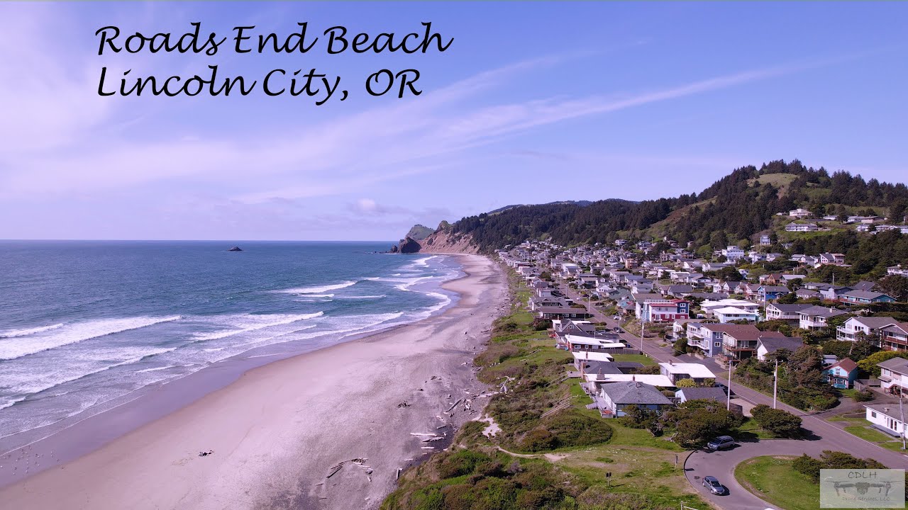 Roads End Beach- Lincoln City, OR| 4k drone footage w/ DJI Mavic Air 2S