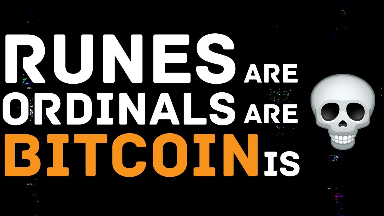 Runes are Dead, Ordinals are Dead, Bitcoin is Dead