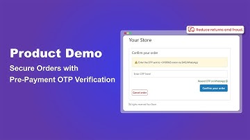 Secure order with post-payment OTP Verification
