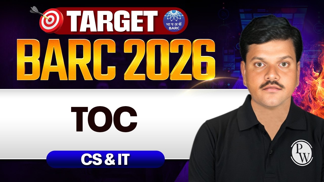 BARC 2026 Preparation | TOC | Computer Science | Target BARC 2026