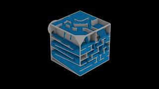Realistic particle simulation - 3D Maze [blender] [27]