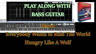 PLAY ALONG WITH BASS GUITAR