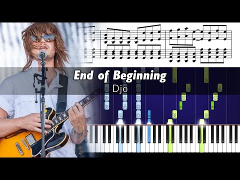 Djo - End of Beginning - Piano Tutorial with Sheet Music