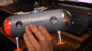 3D Printed M27 Explorer Project With Moving Maker Robot Passengers.