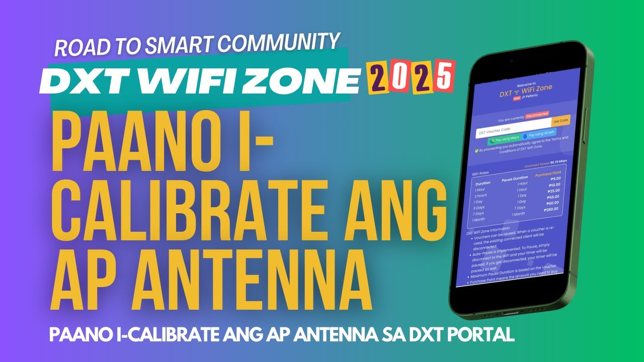 PAANO I-CALIBRATE ANG AP ANTENNA SA DXT PORTAL - YouTube