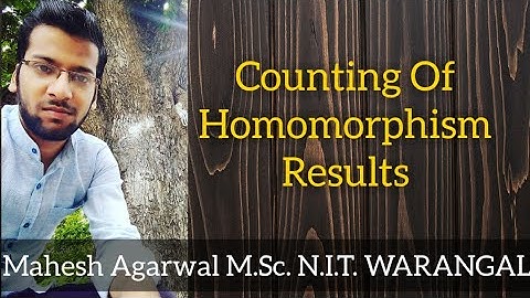 COUNTING OF HOMOMORPHISM RESULTS (GROUP THEORY)// IIT-JAM/CSIR-NET(JRF)/GATE/TIFR/NBHM/DU/BHU/SAU