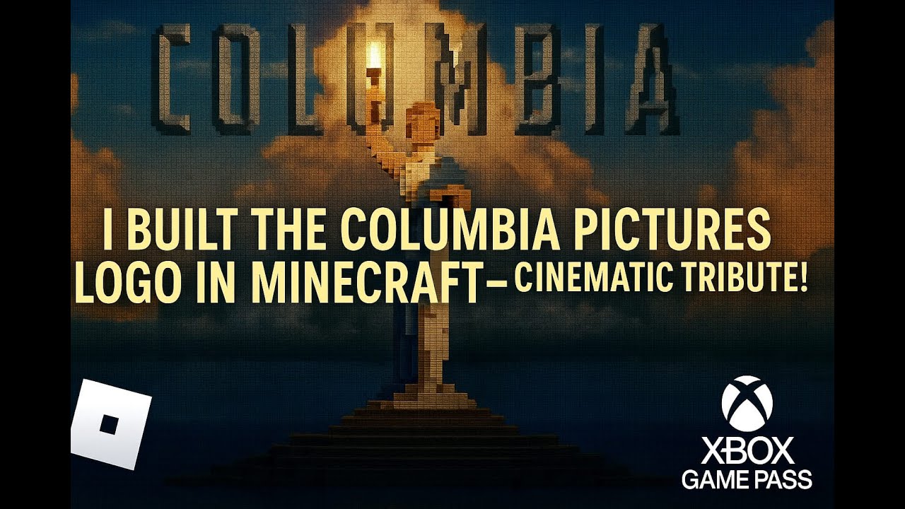 I Built the Columbia Pictures Logo in Minecraft – Cinematic Tribute!