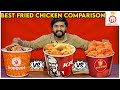 KFC vs Five Star Chicken vs Popeyes Fried Chicken Comparison | Kannada Food Review | Unbox Karnataka
