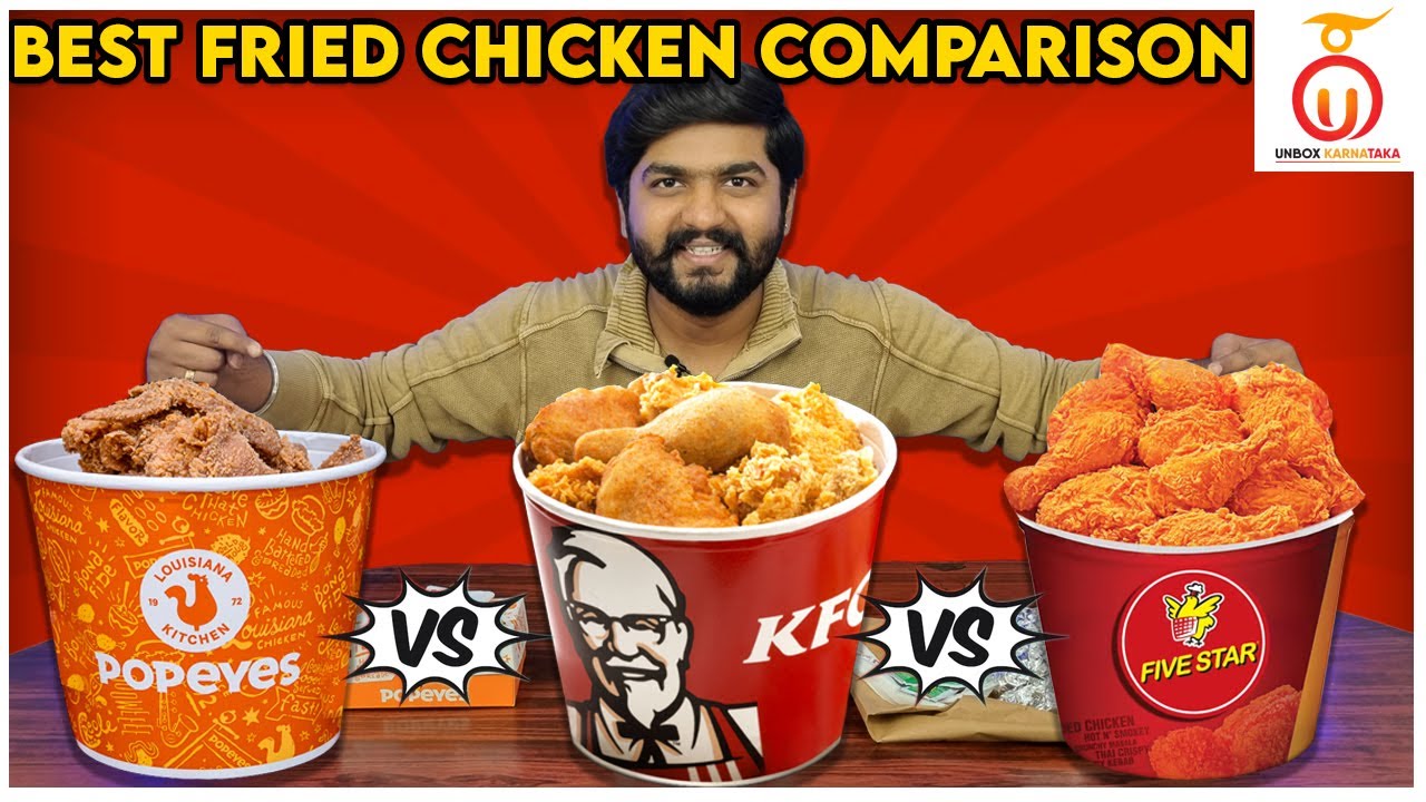 KFC Vs Popeyes Fried Chicken Review and Photos