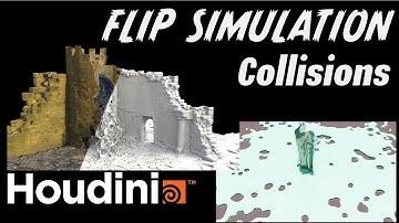 FLIP Simulation Collisions with Complex Geometry in Houdini