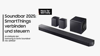 Q-Serie Soundbar: Mit SmartThings verbinden und steuern