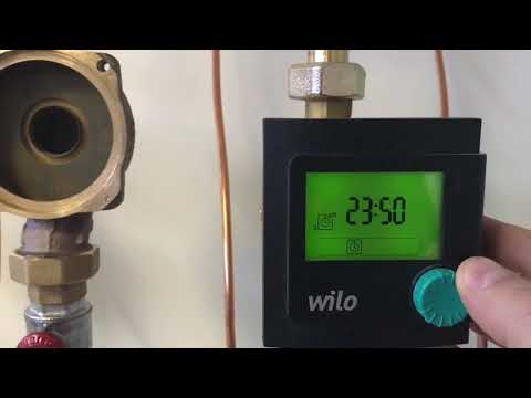 Video: Циркулационна помпа за парно отопление WILO Star-Z NOVA T, 7W, 6.6 л/мин., 1 м