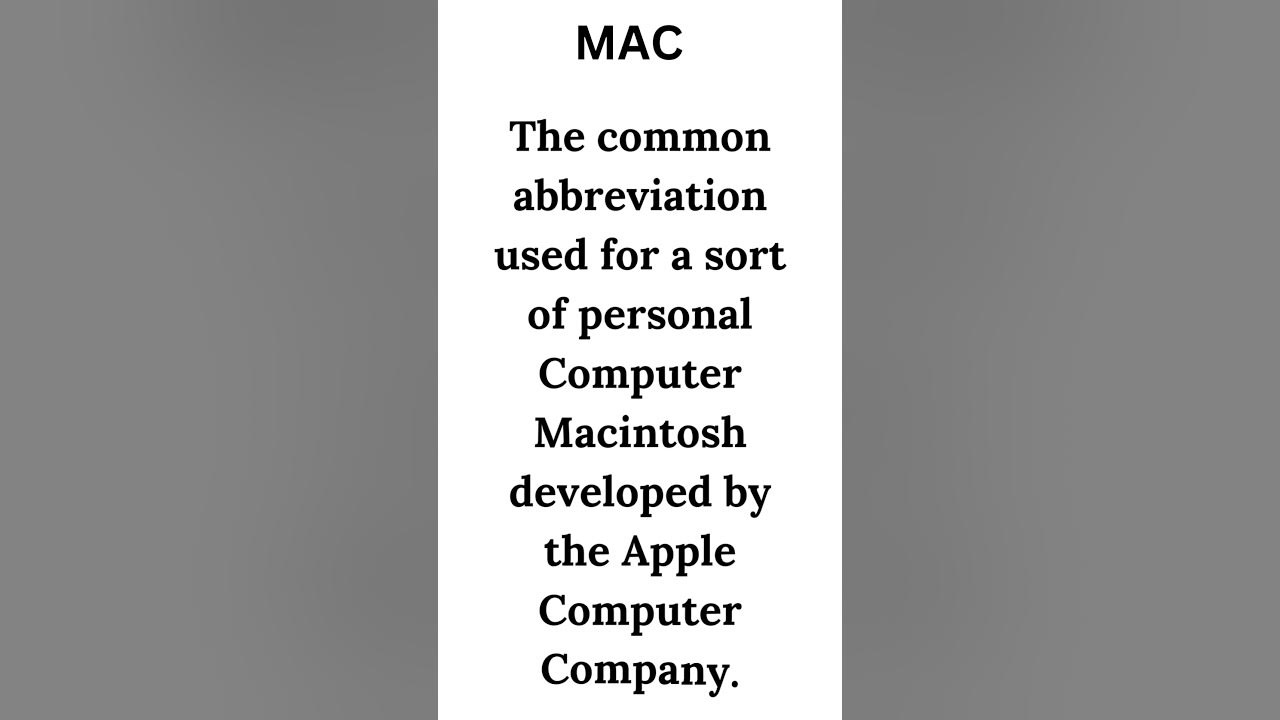 Full Form Of ICT Abbreviation MAC YouTube full-form-of-ict-abbreviation-mac-youtube