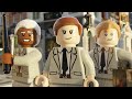 Three men pull off a heist in lego city