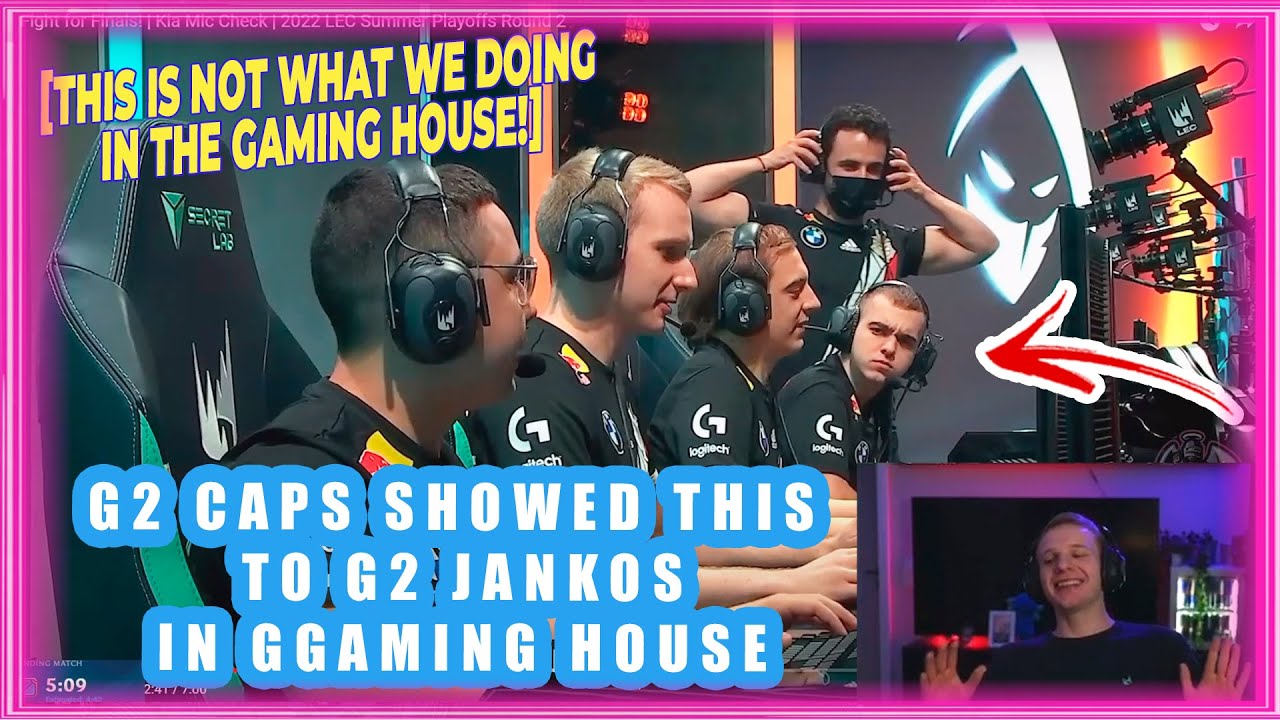 G2 Caps Showed This to G2 Jankos in Gaming House YouTube