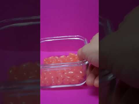 MOST SATISFYING JELLY BEAN CANDY🍬DROP3 ASMR🔊 #satisfying #fun #asmrsounds #jellybean #asmr #yummy