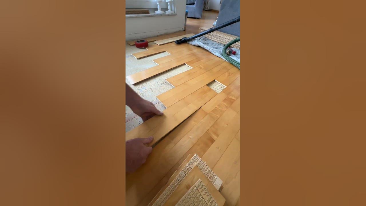 Parkett abreißen/ Parkett löst sich/ Wasserschaden /Parkett ausbessern austauschen /Parkett