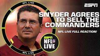[FULL REACTION] Daniel Snyder agrees to sell the Washington Commanders for $6.05 billion | NFL Live