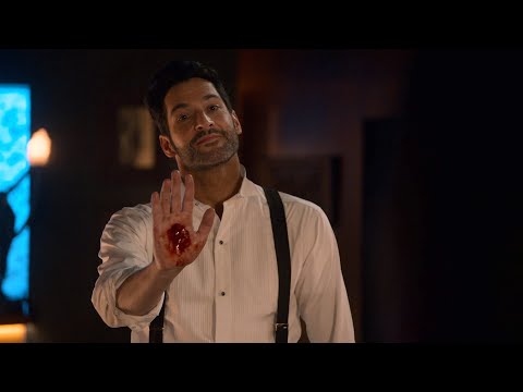 Lucifer gets shot by Rory to prove his love to daughter [subtitles], 4K 2160p, Lucifer S06 E08, HQ