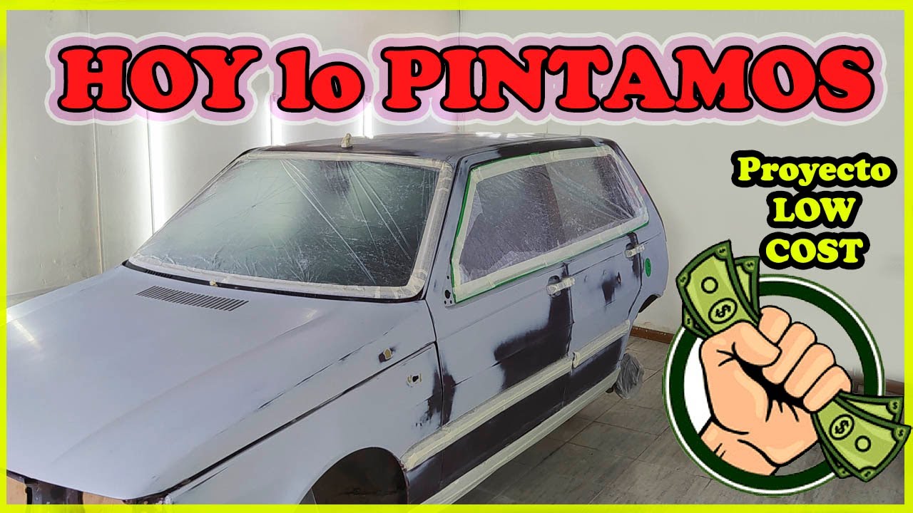 Pintamos Fiat Uno Low Cost.