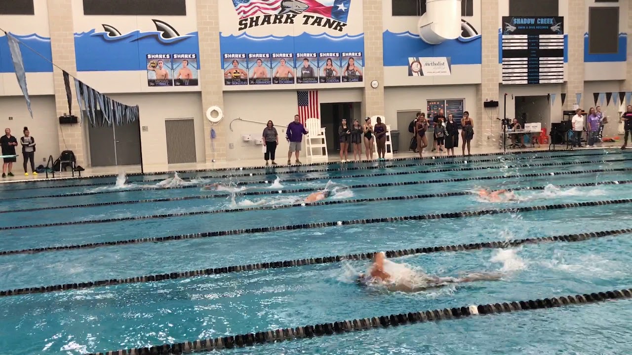 McNair JH swim meet 12/02/2019 Team freestyle Relay 200M - YouTube