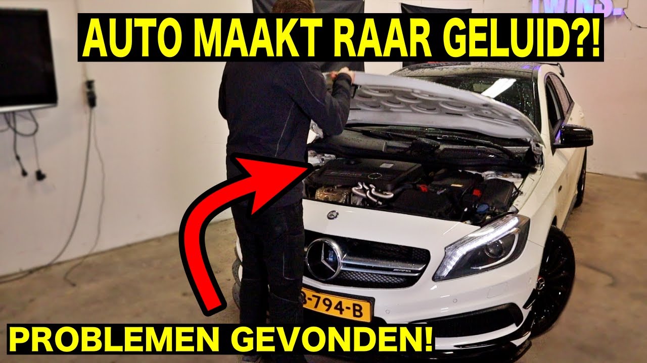 ONZE MERCEDES A45 AMG MAAKT RAAR GELUID! | PROBLEEM OPLOSSEN! - YouTube