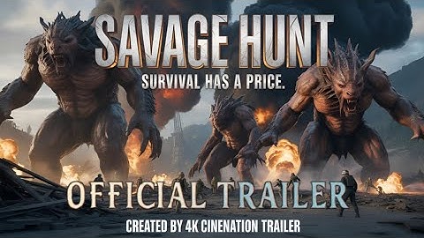 SAVAGE HUNT OFFICIAL TRAILER | Survival has a Price #savagehunt #officialtrailer 