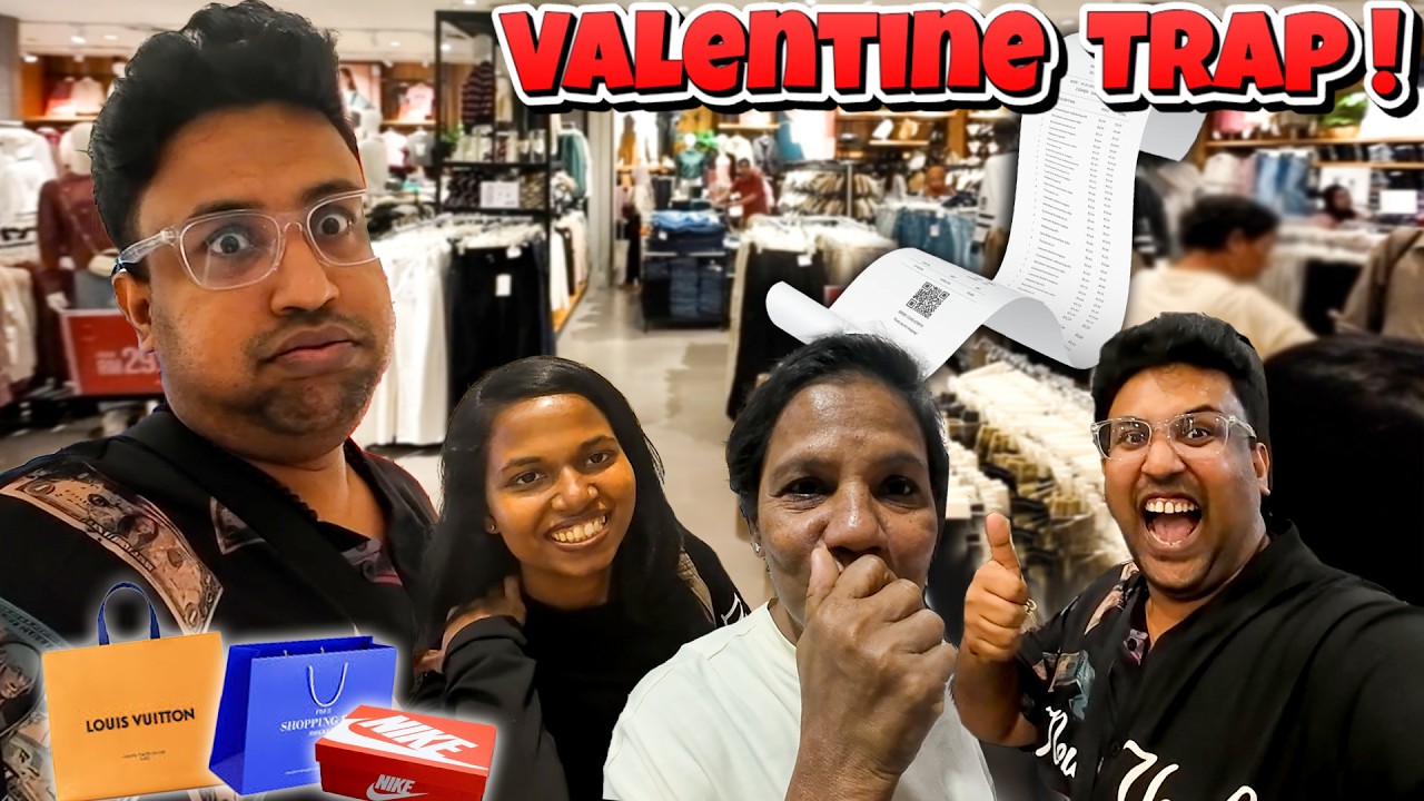 சின்ன Valentine Shopping ன்னு சொல்லி பெரிய Bill போட்டாங்க! 😂💸