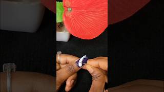 🧷🌼Easy Nail Art with Safety Pin At Home💅🏡#nailart#poojanailartist#shorts