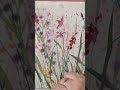 Wait for the meadow to bloom... relaxing time lapse #relaxingart #painting #watercolor